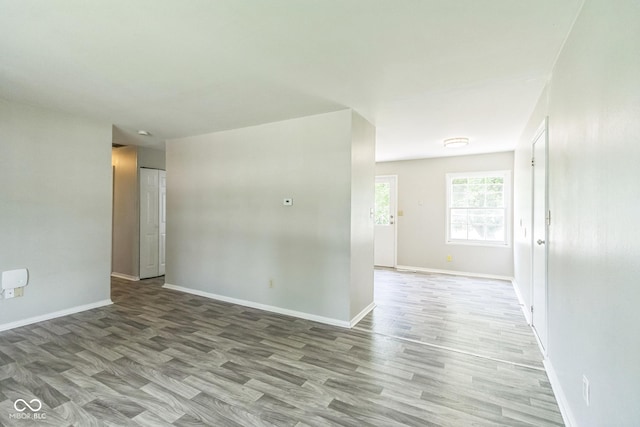 609 Willow Dr, Shelbyville, IN 46176 - empty room featuring wood finished floors and baseboards