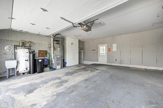 303 E County Road 500 N, Pittsboro, IN 46167 - garage featuring heating unit and a garage door opener