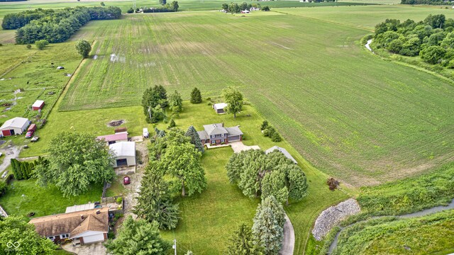 303 E County Road 500 N, Pittsboro, IN 46167 - aerial view of property and surrounding area featuring rural landscape and extensive farmland