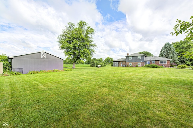 303 E County Road 500 N, Pittsboro, IN 46167 - view of green lawn with an outbuilding and an outdoor structure