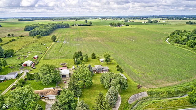 303 E County Road 500 N, Pittsboro, IN 46167 - aerial view of property's location featuring rural landscape and extensive farmland