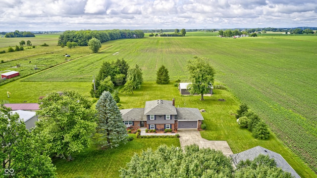 303 E County Road 500 N, Pittsboro, IN 46167 - overview of rural landscape with rows of crops