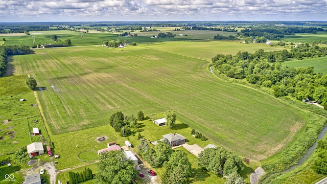303 E County Road 500 N, Pittsboro, IN 46167 - aerial overview of property's location with rural landscape and farmland