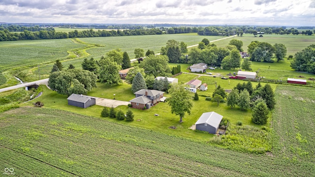 303 E County Road 500 N, Pittsboro, IN 46167 - aerial view of sparsely populated area with rows of crops