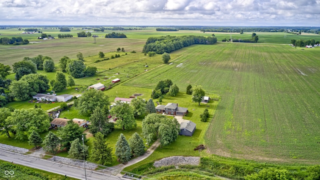 303 E County Road 500 N, Pittsboro, IN 46167 - aerial view of property's location featuring rural landscape and rows of crops