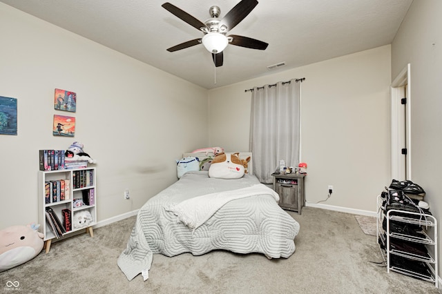 1331 Mccormicks Cir, Danville, IN 46122 - bedroom featuring carpet and ceiling fan