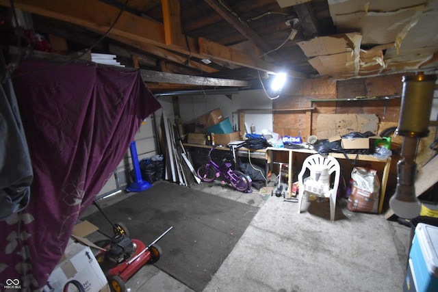 2638 S Mcclure St, Indianapolis, IN 46241 - view of unfinished basement