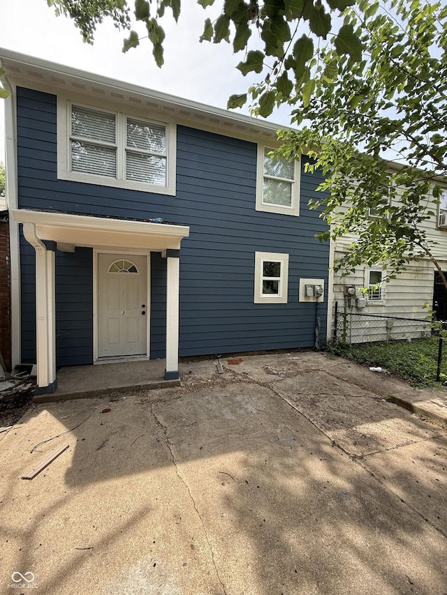 8434 Meadowlark Dr, Indianapolis, IN 46226 - view of front facade with a patio