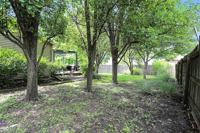 610 Front Royal Dr, Indianapolis, IN 46227 - view of fenced backyard
