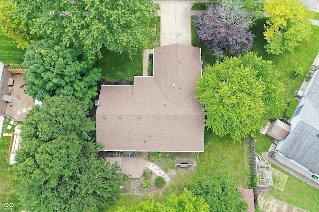 610 Front Royal Dr, Indianapolis, IN 46227 - bird's eye view