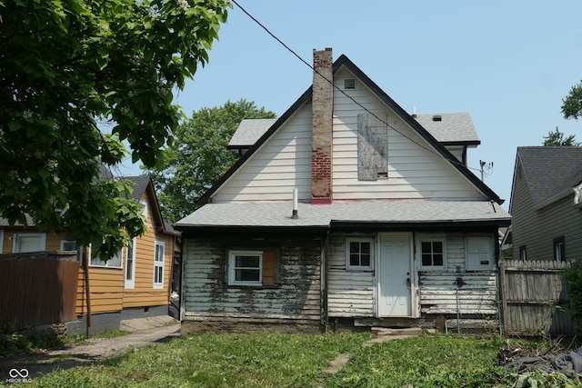 1601 Spann Ave, Indianapolis, IN 46203 - back of house featuring a chimney