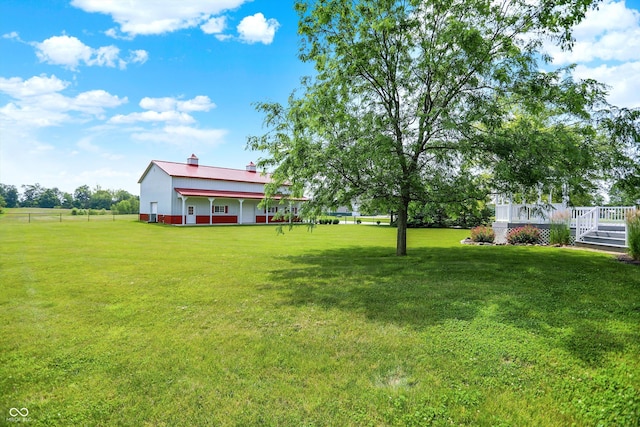 11250 N 600 W, Fountaintown, IN 46130 - view of yard