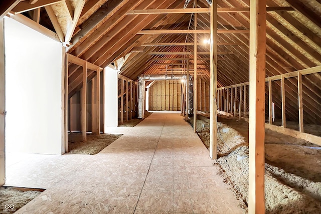11250 N 600 W, Fountaintown, IN 46130 - view of unfinished attic