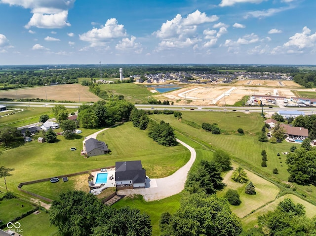 320 Briar Hill Dr, Whiteland, IN 46184 - aerial view of property's location with rural landscape