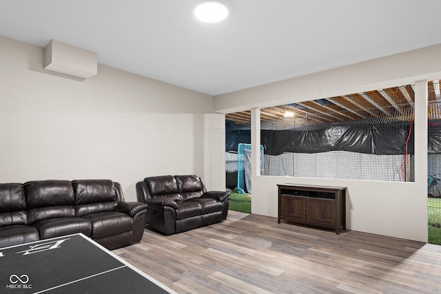 320 Briar Hill Dr, Whiteland, IN 46184 - living area featuring wood finished floors and lofted ceiling