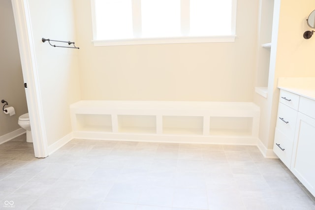 13044 Moorland Ln, Carmel, IN 46074 - bathroom featuring plenty of natural light and vanity