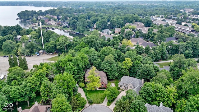 12214 Ridgeside Rd, Indianapolis, IN 46256 - aerial view of property's location with nearby suburban area