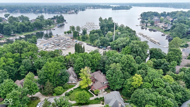 12214 Ridgeside Rd, Indianapolis, IN 46256 - aerial view of a nearby body of water