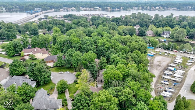 12214 Ridgeside Rd, Indianapolis, IN 46256 - drone / aerial view of a nearby body of water