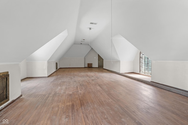 2421 W 39th St, Indianapolis, IN 46228 - bonus room with hardwood / wood-style floors and lofted ceiling