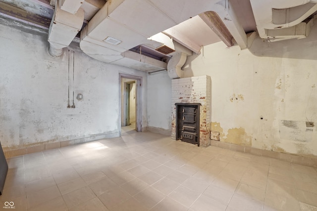 2421 W 39th St, Indianapolis, IN 46228 - view of unfinished basement