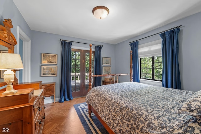 2421 W 39th St, Indianapolis, IN 46228 - bedroom with multiple windows and access to outside