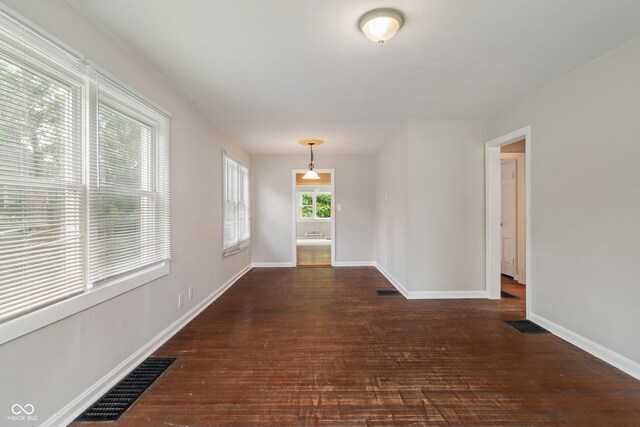 4517 E 16th St, Indianapolis, IN 46201 - spare room featuring hardwood / wood-style flooring and baseboards