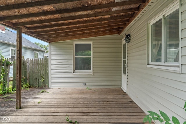 4517 E 16th St, Indianapolis, IN 46201 - view of wooden terrace