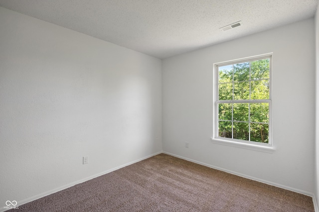 10222 Arapahoe Dr, Indianapolis, IN 46235 - carpeted spare room featuring baseboards and a textured ceiling