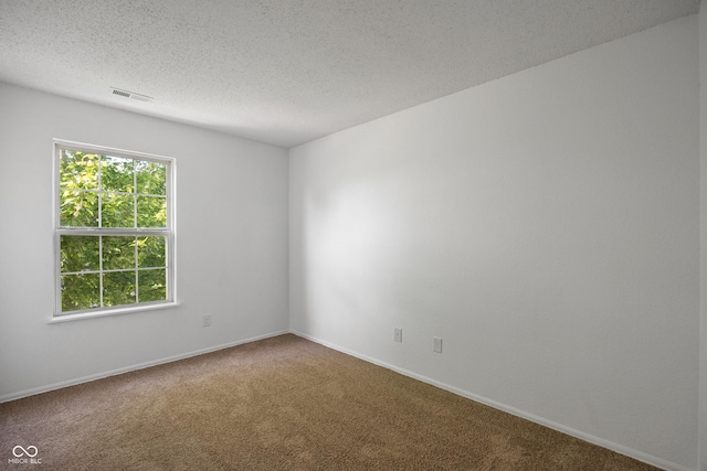 10222 Arapahoe Dr, Indianapolis, IN 46235 - carpeted empty room featuring a textured ceiling and baseboards