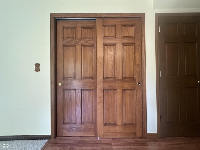1289 Woodcreek Dr, Greenwood, IN 46142 - detailed view of baseboards and wood finished floors