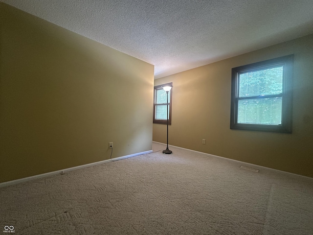 1289 Woodcreek Dr, Greenwood, IN 46142 - carpeted spare room with baseboards and a textured ceiling