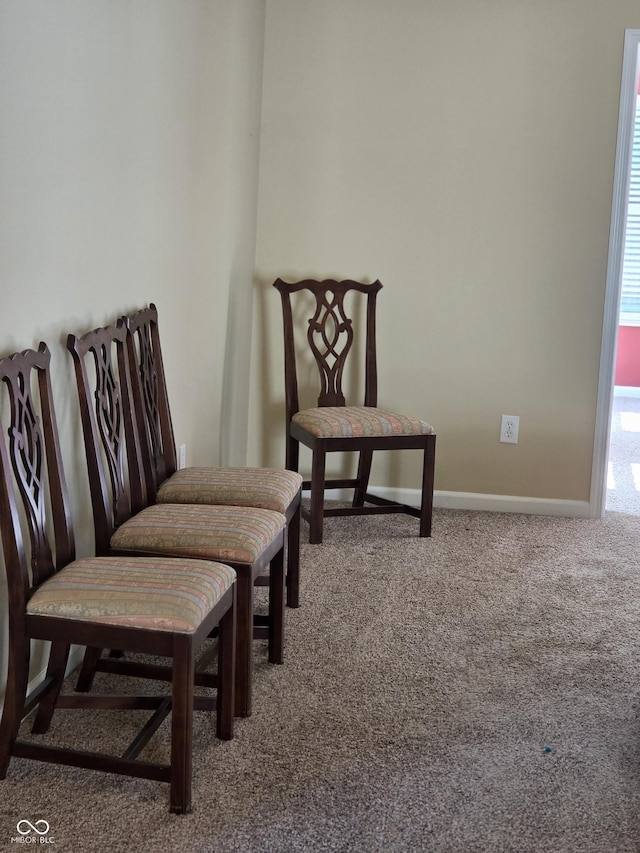 7440 Oakview Dr, Avon, IN 46123 - sitting room featuring carpet floors and baseboards