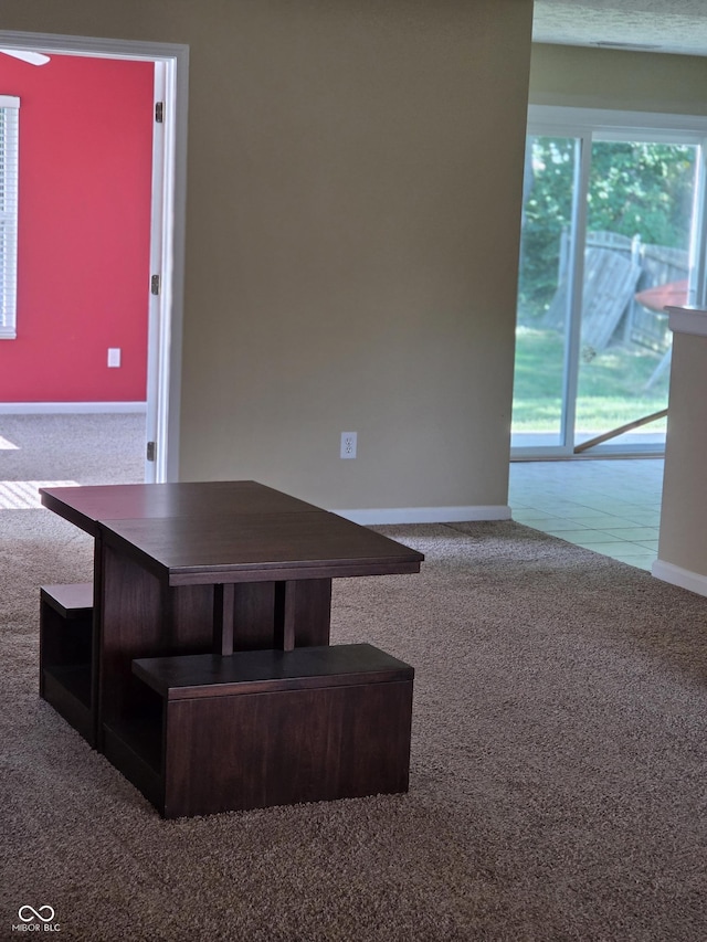 7440 Oakview Dr, Avon, IN 46123 - unfurnished living room featuring carpet floors and plenty of natural light