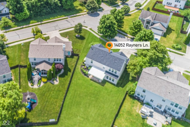 14052 Rayners Ln, Fishers, IN 46037 - aerial view of residential area
