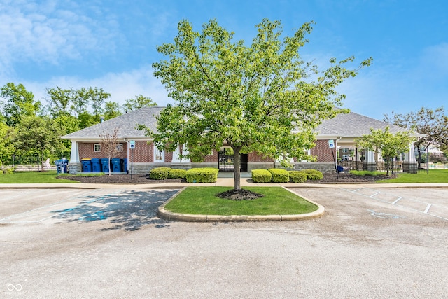 14052 Rayners Ln, Fishers, IN 46037 - view of front of property with uncovered parking and brick siding