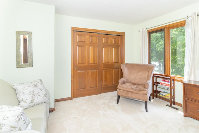 10518 Courageous Dr, Indianapolis, IN 46236 - sitting room featuring carpet flooring and baseboards