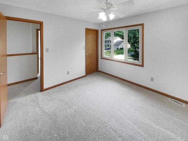 757 Winter Way, Carmel, IN 46032 - carpeted spare room featuring baseboards and a ceiling fan