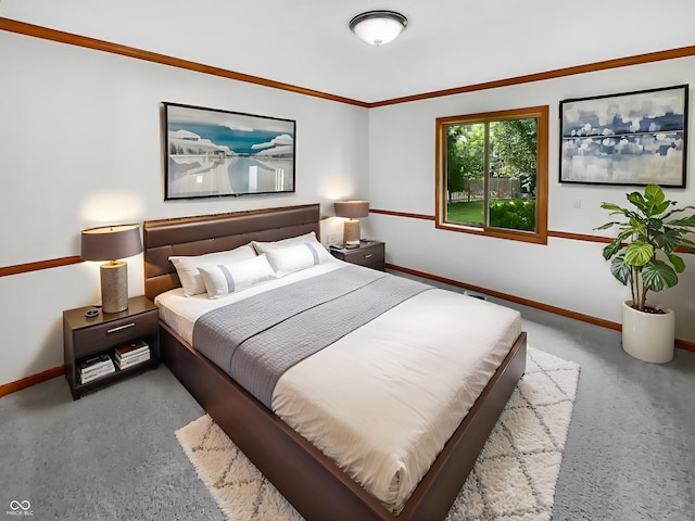 757 Winter Way, Carmel, IN 46032 - bedroom with baseboards and crown molding