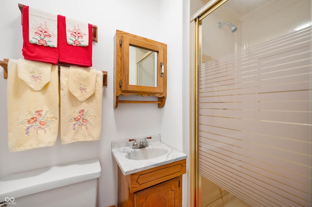 5081 N 500 W, Fairland, IN 46126 - bathroom with a stall shower and vanity