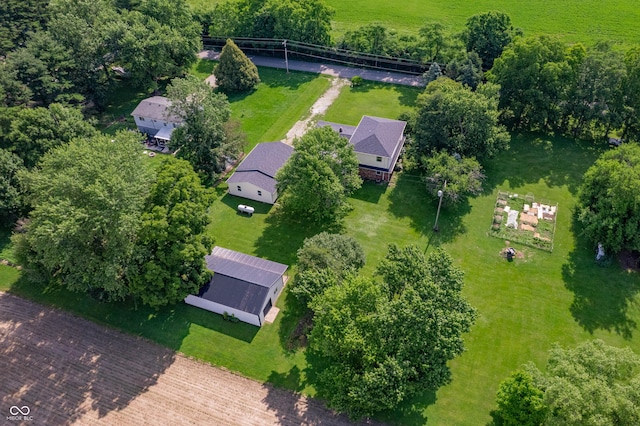 5081 N 500 W, Fairland, IN 46126 - aerial view of sparsely populated area