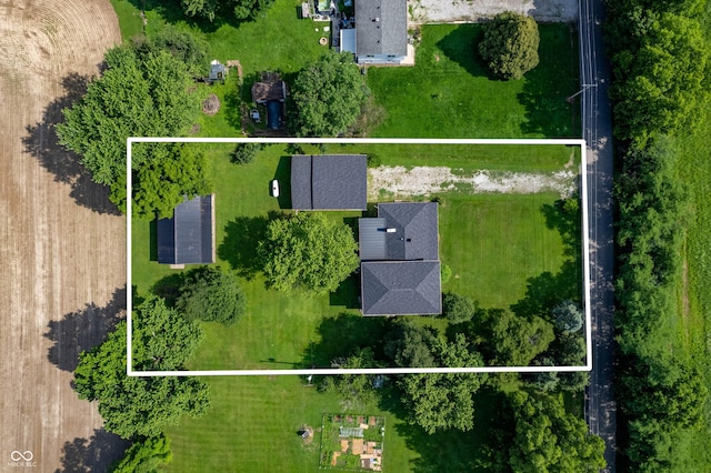 5081 N 500 W, Fairland, IN 46126 - view of property location with property boundaries highlighted