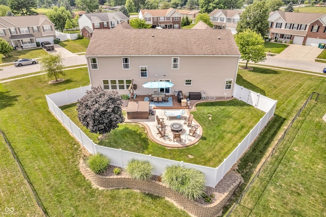 7047 Lancaster Ln, Avon, IN 46123 - aerial perspective of suburban area