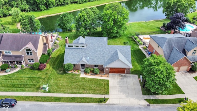 369 Rodeo Dr, Indianapolis, IN 46217 - view of subject property with a nearby body of water