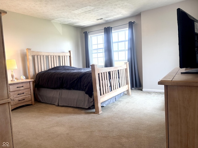 4065 W New Castle Rd, Frankfort, IN 46041 - bedroom with light carpet and a textured ceiling