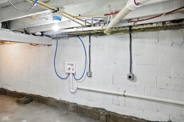 1430 W 14th St, Anderson, IN 46016 - view of unfinished basement