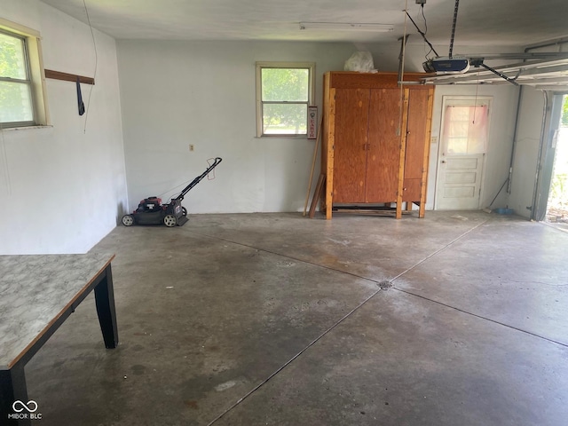 8008 Cherington Dr, Indianapolis, IN 46227 - garage with a garage door opener