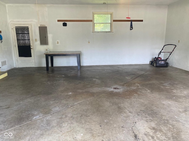 8008 Cherington Dr, Indianapolis, IN 46227 - garage with electric panel