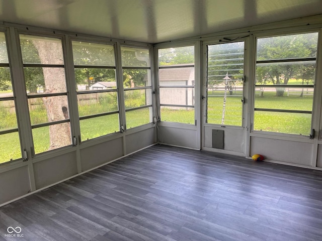 8008 Cherington Dr, Indianapolis, IN 46227 - unfurnished sunroom featuring healthy amount of natural light