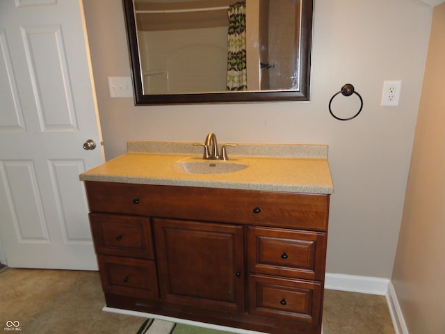 2502 N Harding St, Indianapolis, IN 46208 - full bathroom featuring vanity and a shower with shower curtain